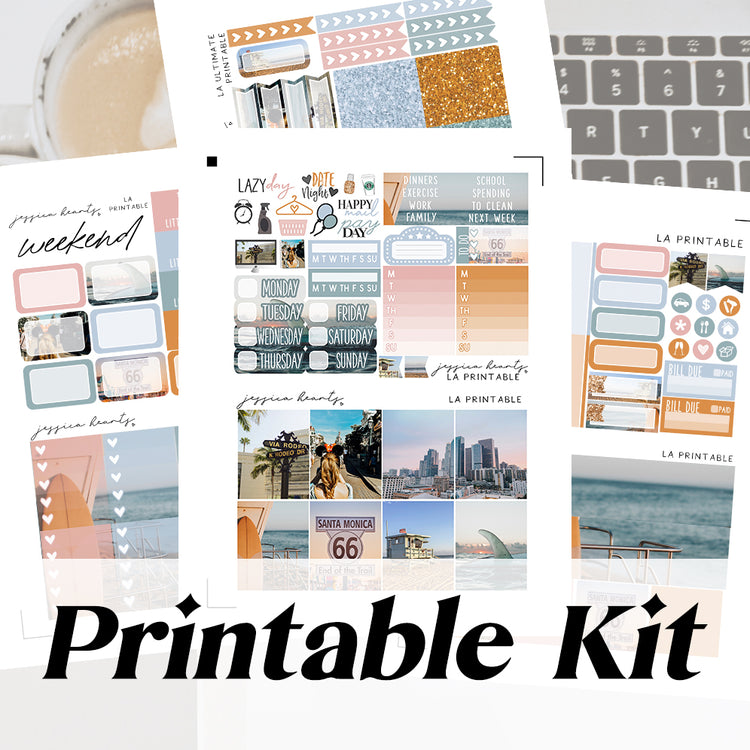 LA Printable Sticker Kit (Download)