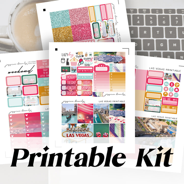 Las Vegas Printable Sticker Kit (Download)