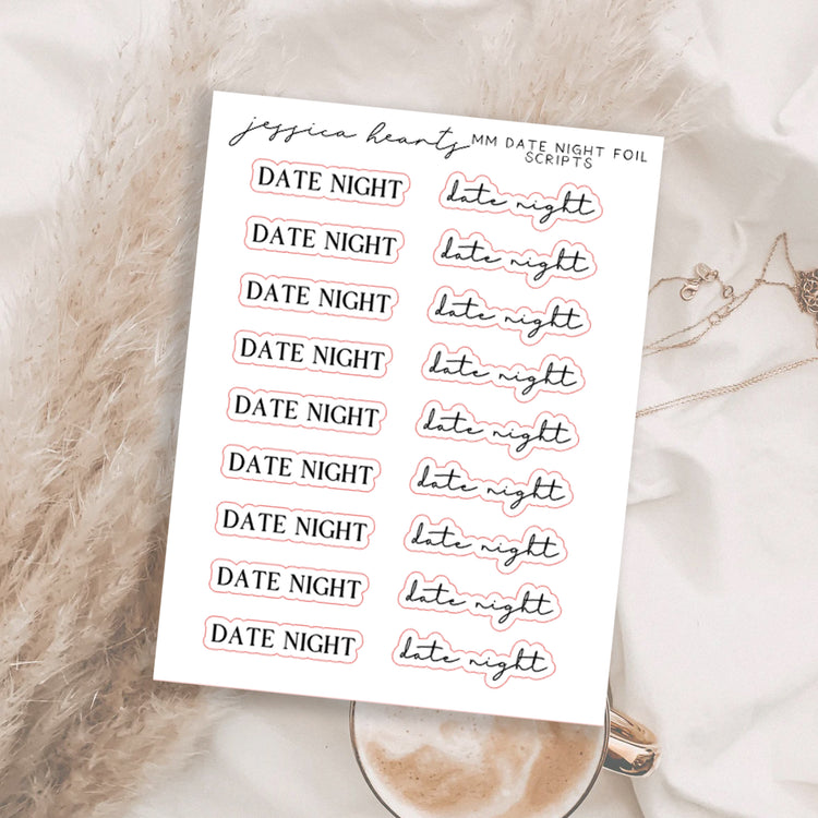 MM Date Night Foil Scripts
