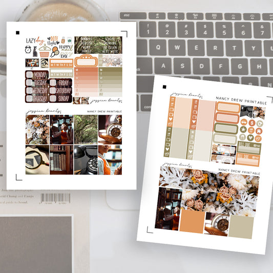 Nancy Drew Printable Sticker Kit (Download)