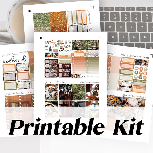 Nancy Drew Printable Sticker Kit (Download)