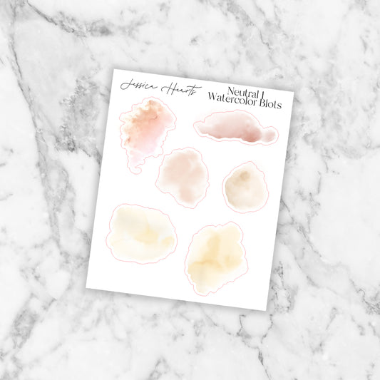 Neutral 1 Watercolor Dots