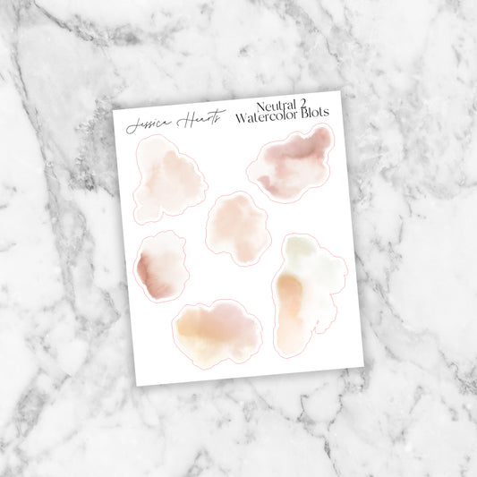 Neutral 2 Watercolor Dots