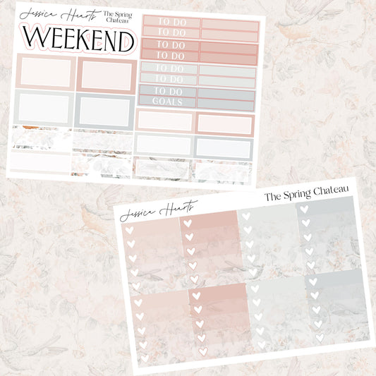 The Spring Chateau Weekly Sticker Kit