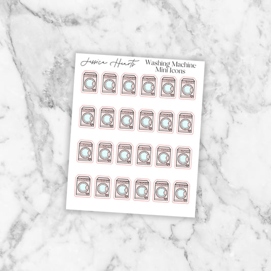 Washing Machine Mini Icons