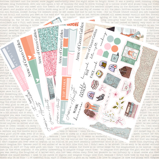 Anne of Green Gables Weekly Sticker Kit *Jessica's Faves Format*