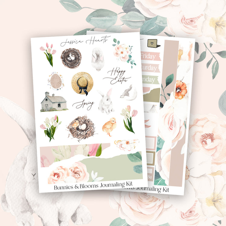 Bunnies & Blooms Journaling Kit