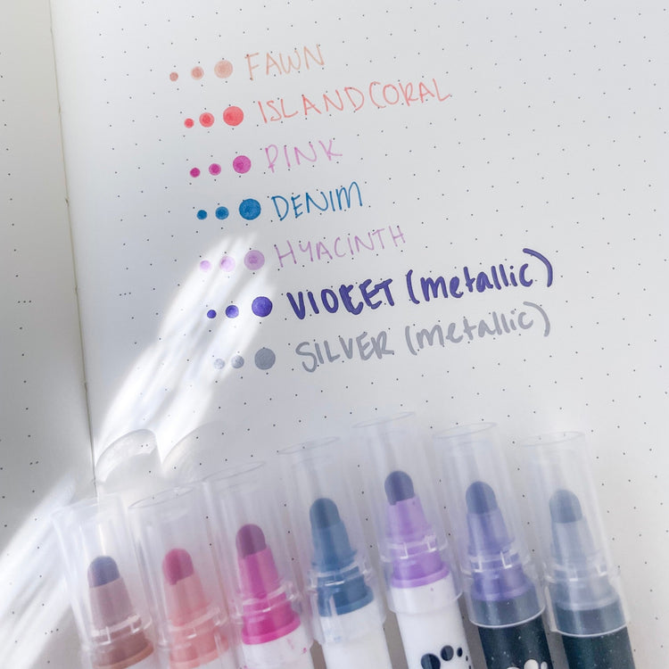 Clean Color DOT Markers (Individual) - Jessica Hearts