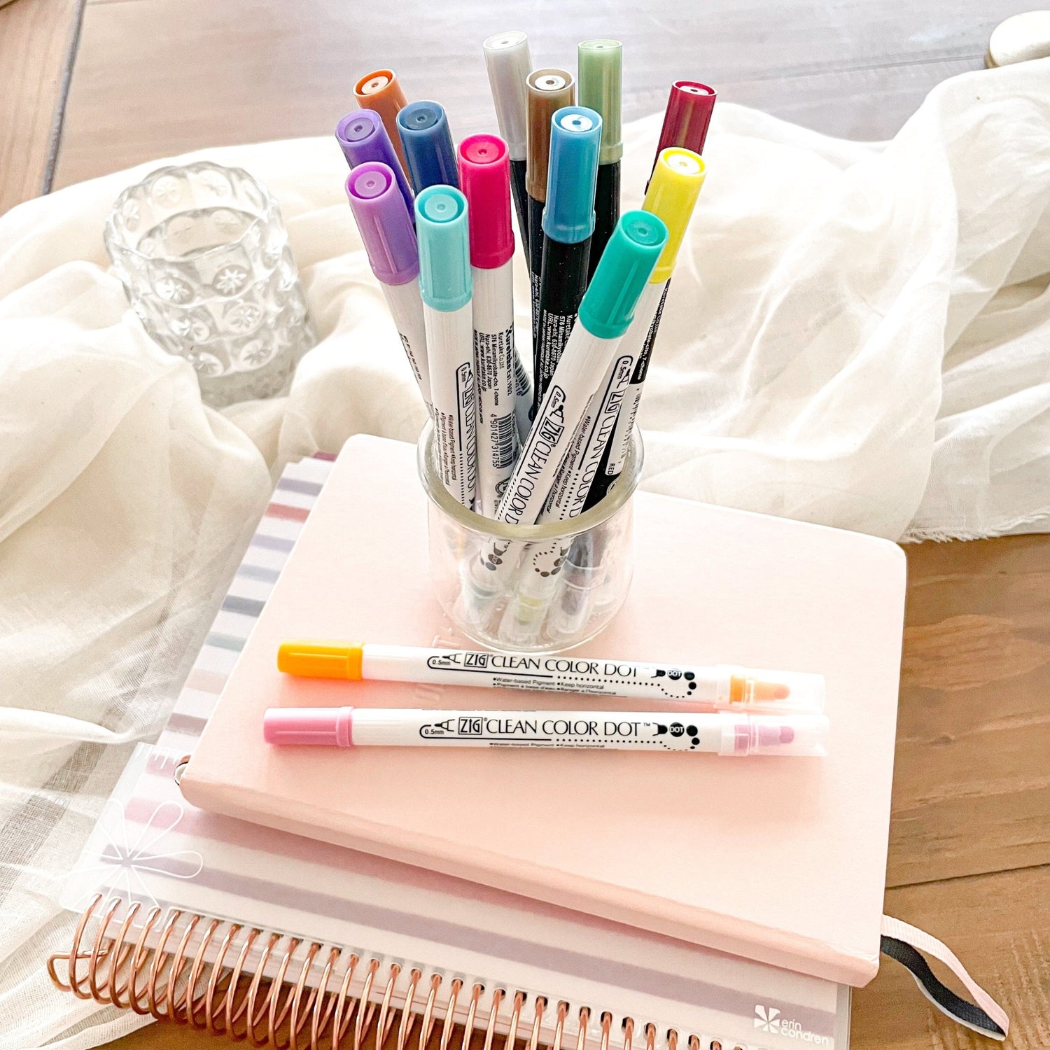 Clean Color DOT Markers (Individual) - Jessica Hearts