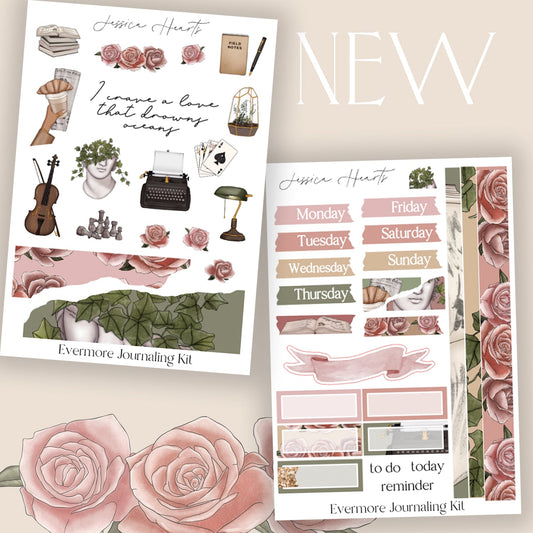 Evermore Journaling Kit - Jessica Hearts