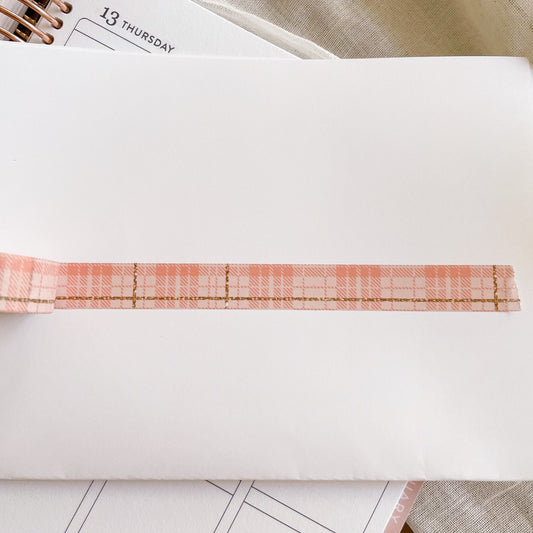 Fall Plaid Washi Tape - Jessica Hearts