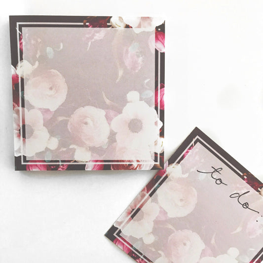 Floral Night Sticky Notes